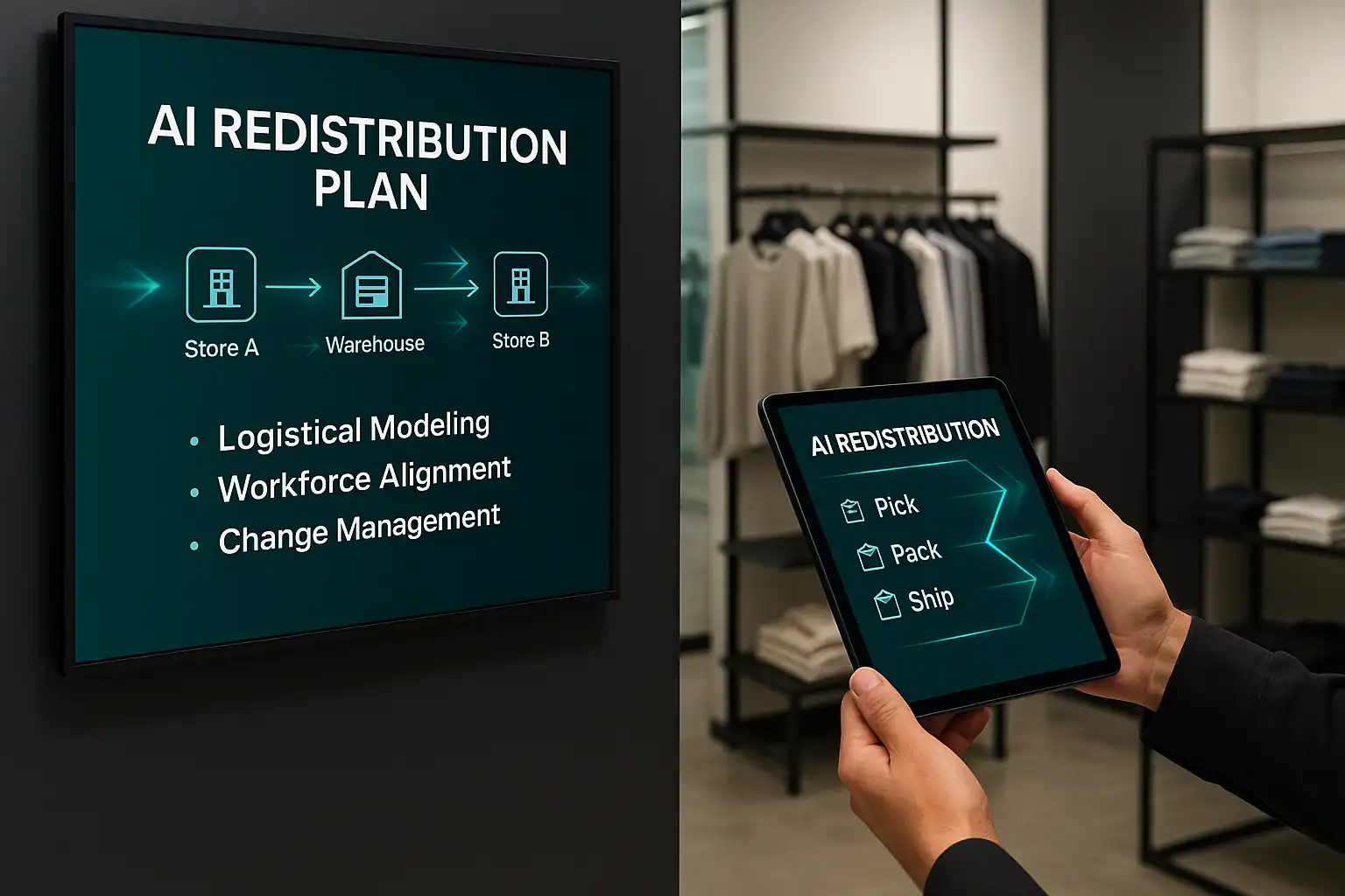 Go beyond forecasting to master the logistical planning needed for AI redistribution