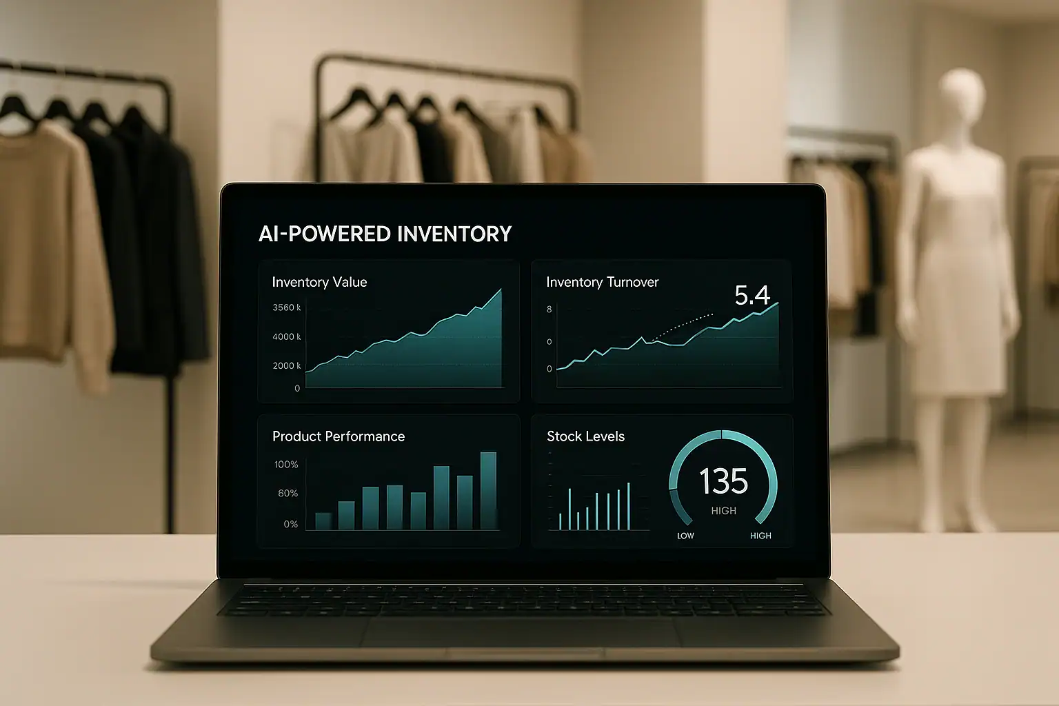 Visualizing inventory data with AI powered dashboards and reports